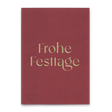Deli Cards Postkarte "Frohe Festtage" | Schöne Karte zu Weihnachten