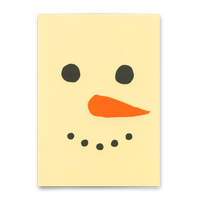 Deli Cards Postkarte "Snowman" | Coole Karte zu Weihnachten