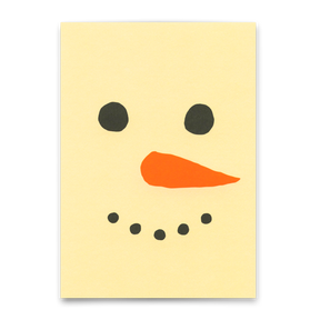 Deli Cards Postkarte "Snowman" | Coole Karte zu Weihnachten