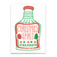 Deli Cards Postkarte "Xtra strong Xmas spirit" | Lustige Karte zu Weihnachten