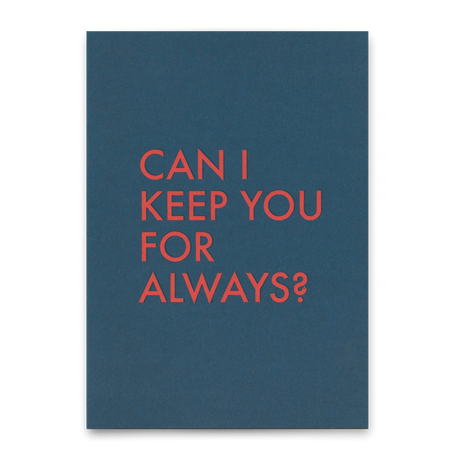 Deli Cards Postkarte "Keep you" | Coole Karte mit Spruch für Verliebte