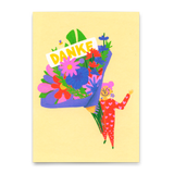 Deli Cards Postkarte "Danke Bouqet" | Schöne Karte zum Dankesagen