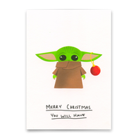 Deli Cards Postkarte "Merry Christmas you will have" | Lustige Karte zu Weihnachten