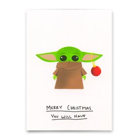 Deli Cards Postkarte "Merry Christmas you will have" | Lustige Karte zu Weihnachten