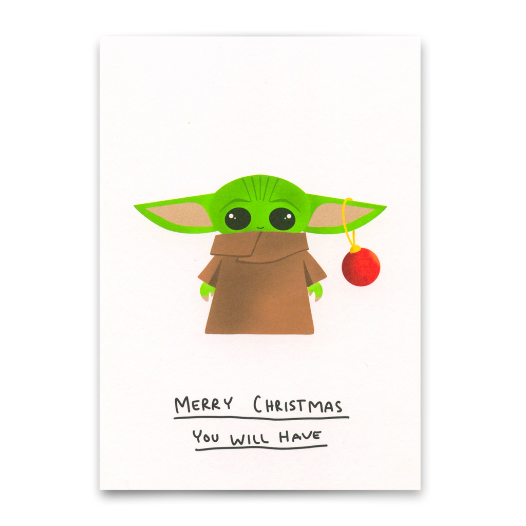 Deli Cards Postkarte "Merry Christmas you will have" | Lustige Karte zu Weihnachten