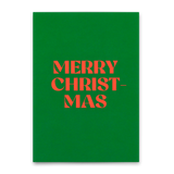 Deli Cards Postkarte "Merry Christmas Petrol" | Schöne Karte zu Weihnachten