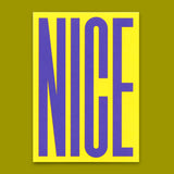 Deli Cards Postkarte "Nice bunt" | Coole Karte für jeden Anlass