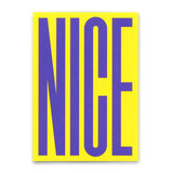 Deli Cards Postkarte "Nice bunt" | Coole Karte für jeden Anlass