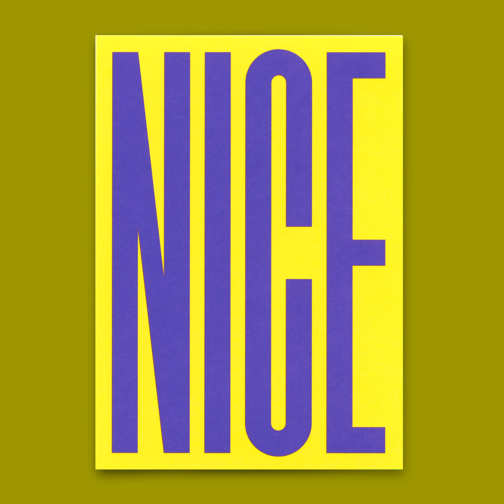 Deli Cards Postkarte "Nice bunt" | Coole Karte für jeden Anlass