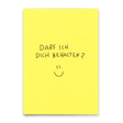 Deli Cards Postkarte "Darf ich dich behalten?" | Besondere Karte für Verliebte
