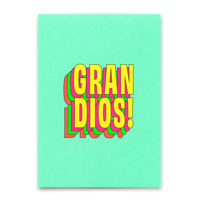 Deli Cards Postkarte "Grandios!" | Besondere Karte zum Gratulieren