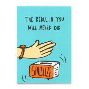 Deli Cards Postkarte "The rebel in you" | Lustige Karte zum Geburtstag