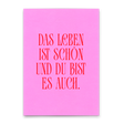Deli Cards Postkarte "Das Leben ist schön" | Besondere Karte für jeden Anlass