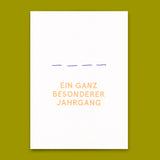 Deli Cards Postkarte "Besonderer Jahrgang" | Lustige Karte zum Geburtstag