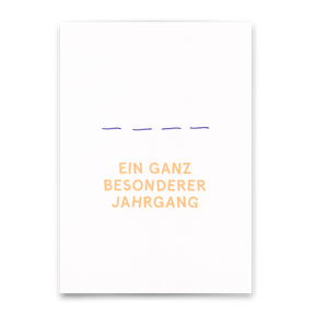 Deli Cards Postkarte "Besonderer Jahrgang" | Lustige Karte zum Geburtstag