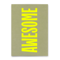 Deli Cards Postkarte "Awesome" | Schöne Karte für jeden Anlass