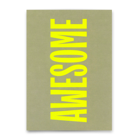Deli Cards Postkarte "Awesome" | Schöne Karte für jeden Anlass