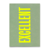 Deli Cards Postkarte "Excellent" | Schöne Karte für jeden Anlass