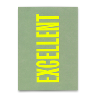 Deli Cards Postkarte "Excellent" | Schöne Karte für jeden Anlass