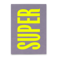 Deli Cards Postkarte "Super" | Schöne Karte für jeden Anlass