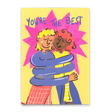 Deli Cards Postkarte "You´re the best" | Schöne Karte für jeden Anlass