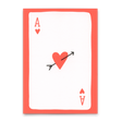 Deli Cards Postkarte "Ace of hearts" | Besondere Karte für Verliebte