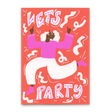 Deli Cards Postkarte "Let's Party" | Coole Karte für jeden Anlass