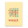 Deli Cards Postkarte "Winner" | Besondere Klappkarte zum Gratulieren