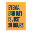 Deli Cards Postkarte "Bad day" | Lustige Klappkarte mit Spruch