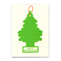 Deli Cards Postkarte "Dufte Weihnachten" | Coole Karte zu Weihnachten