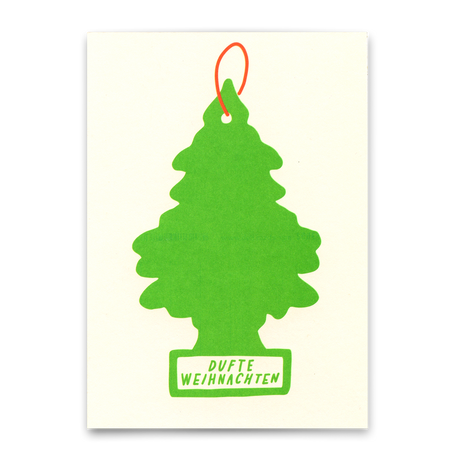 Deli Cards Postkarte "Dufte Weihnachten" | Coole Karte zu Weihnachten