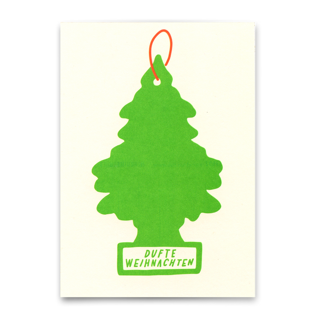 Deli Cards Postkarte "Dufte Weihnachten" | Coole Karte zu Weihnachten