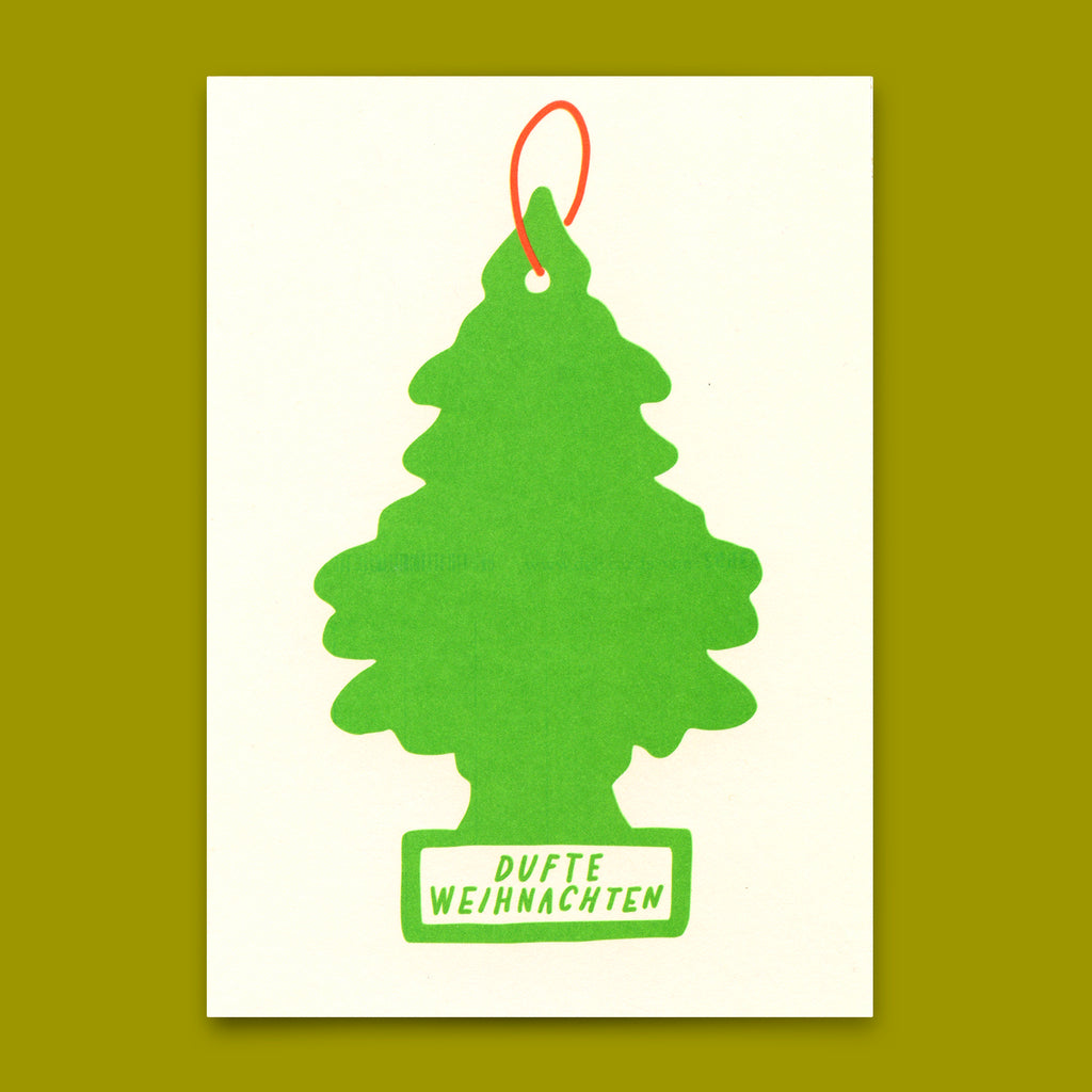 Deli Cards Postkarte "Dufte Weihnachten" | Coole Karte zu Weihnachten