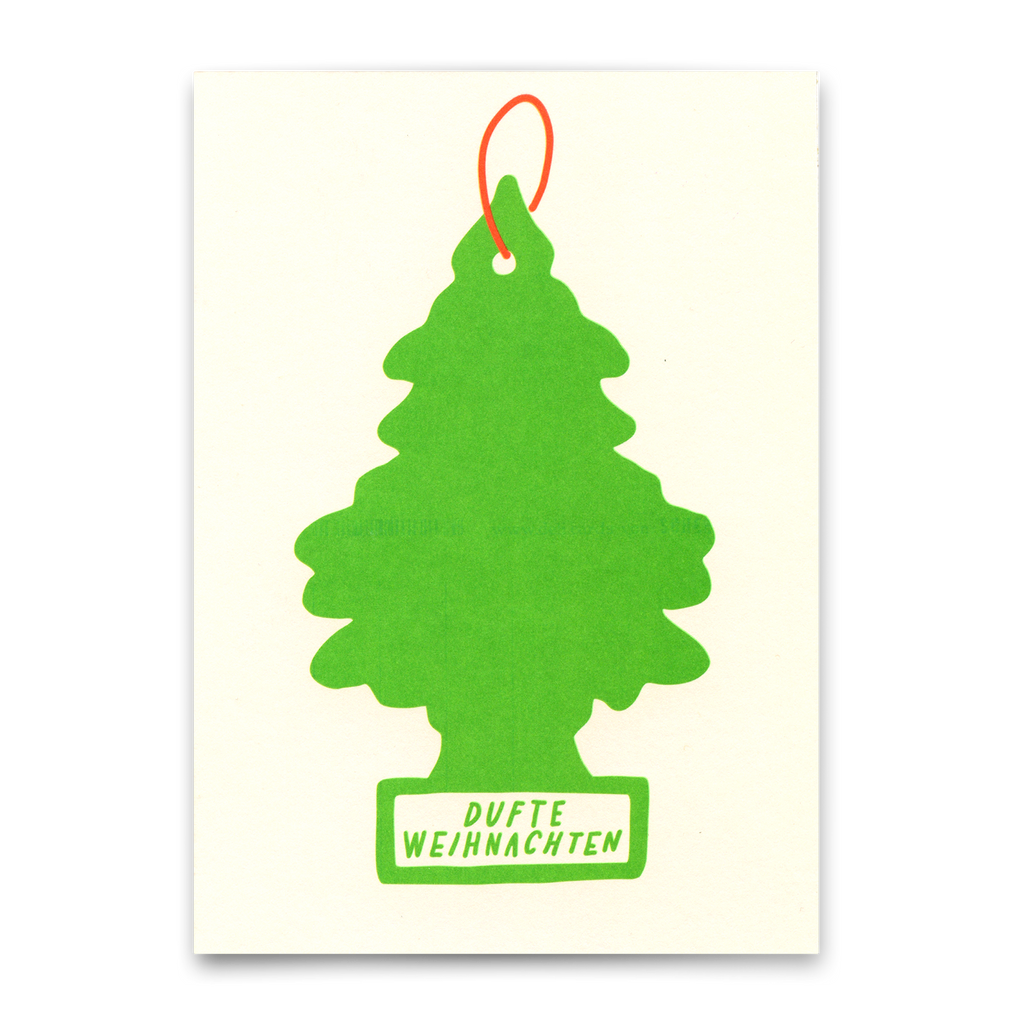 Deli Cards Postkarte "Dufte Weihnachten" | Coole Karte zu Weihnachten
