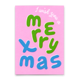 Deli Cards Postkarte "I wish you a MX " | Coole Karte zu Weihnachten