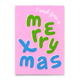 Deli Cards Postkarte "I wish you a MX " | Coole Karte zu Weihnachten