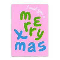 Deli Cards Postkarte "I wish you a MX " | Coole Karte zu Weihnachten