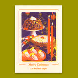Deli Cards Postkarte "Christmas Feast" | Coole Karte zu Weihnachten