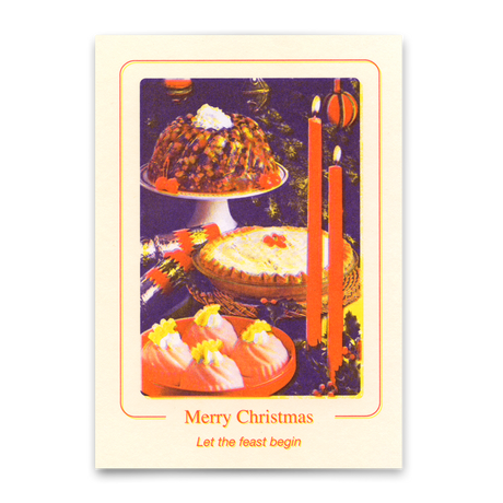 Deli Cards Postkarte "Christmas Feast" | Coole Karte zu Weihnachten