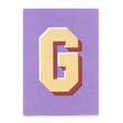 Deli Cards Monogrammkarte "G" | Coole Buchstaben Postkarte