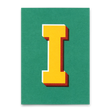 Deli Cards Monogrammkarte "I" | Coole Buchstaben Postkarte