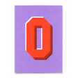 Deli Cards Monogrammkarte "O" | Coole Buchstaben Postkarte