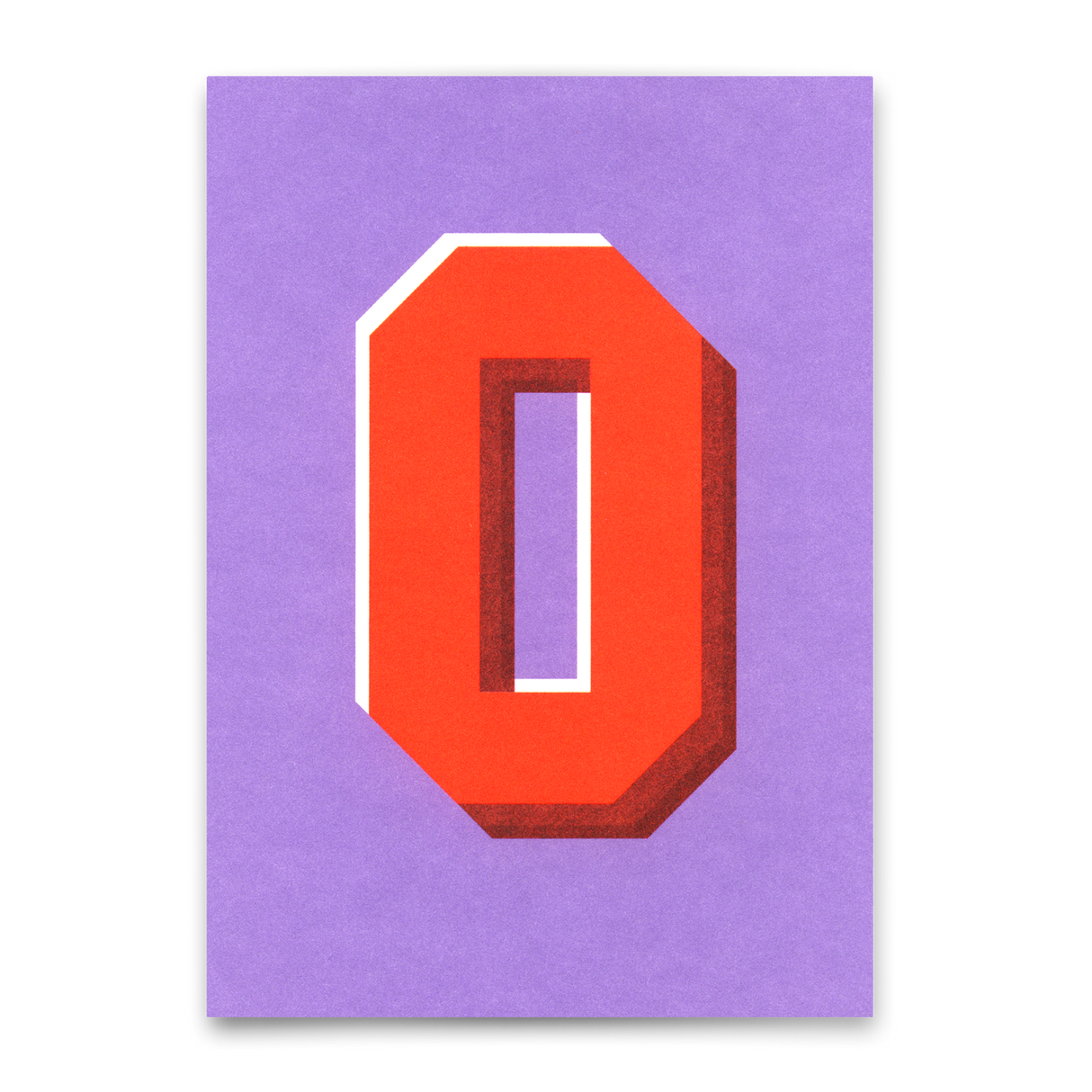 Deli Cards Monogrammkarte "O" | Coole Buchstaben Postkarte