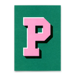 Deli Cards Monogrammkarte "P" | Coole Buchstaben Postkarte