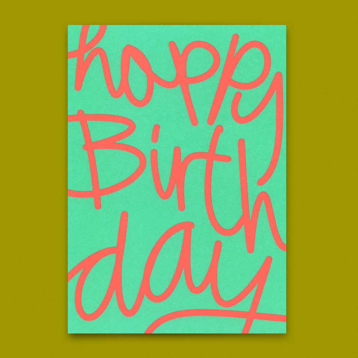 Deli Cards Postkarte "Happy Birthday Swing" | Besondere Karte zum Geburtstag