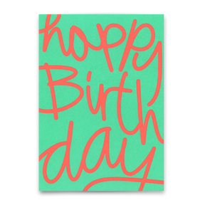 Deli Cards Postkarte "Happy Birthday Swing" | Besondere Karte zum Geburtstag