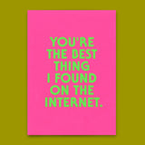 Deli Cards Postkarte "You´re the best thing" | Coole Karte für Verliebte