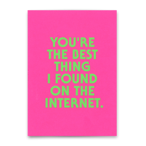 Deli Cards Postkarte "You´re the best thing" | Coole Karte für Verliebte