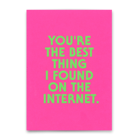 Deli Cards Postkarte "You´re the best thing" | Coole Karte für Verliebte