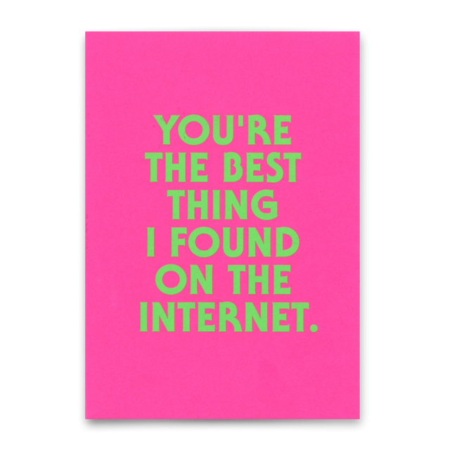 Deli Cards Postkarte "You´re the best thing" | Coole Karte für Verliebte